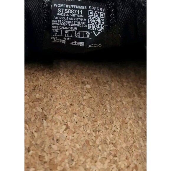 Sperry Women's Bahama 2.0 Black Platform Sneakers Size 11 - Picture 9 of 10